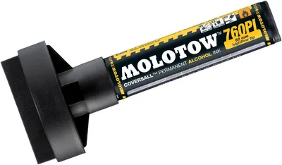 Produktbild von Permanentmarker Masterpiece Coversall nachfüllbar 760 PI 60mm signalschwarz Packung mit 6 Stück