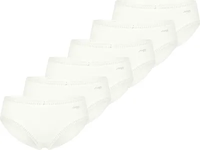 Produktbild von sloggi 6er Pack GO Crush Hipster Komfortabel und atmungsaktiv, Zierborte an den Säumen, Im praktischen Mehrfachpack