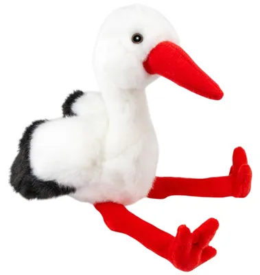 Zdjęcie produktu dla Carl Dick Storch, ok. 25 cm wysokości całkowitej, pluszowa zabawka, pluszak, przytulanka 3827