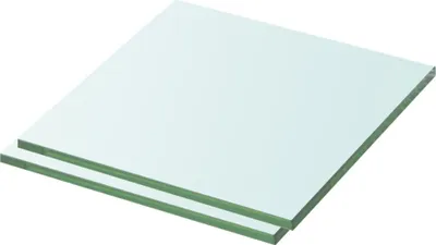 Produktbild von The Living Store Regalböden 2 Stk. Glas Transparent 30 x 30 cm