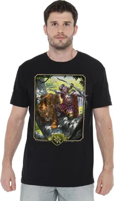 Immagine prodotto di Dungeons & Dragons - Maglietta "Ranger Key Art" per uomo/donna Unisex TV22112 (5XL) (Nero)