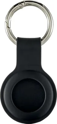 Produktbild von Hama 00215626, Hülle, Schwarz, Silikon, Schlagfest, Kratzresistent, Apple AirTag, 34 g
