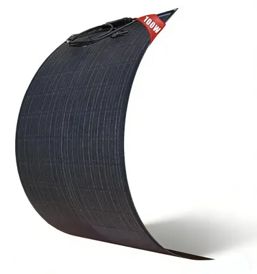 Immagine prodotto di Pannello solare flessibile da 100W - Monocristallino - Impermeabile - Ideale per camper e campeggio