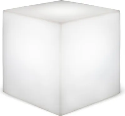 Produktbild von Außenlampe 40 cm breit cm IP65 Weiß E27 eckig warmweißes Licht 2700 K 600 lm Modern Wegeleuchte