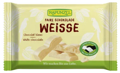 Zdjęcie produktu dla CZEKOLADA BIAŁA Z WANILIĄ100 g - RAPUNZEL