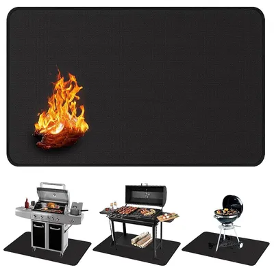 Image de Omgoods - Tapis de cuisson pour plaques de cuisson et barbecues, 122 x 165 cm