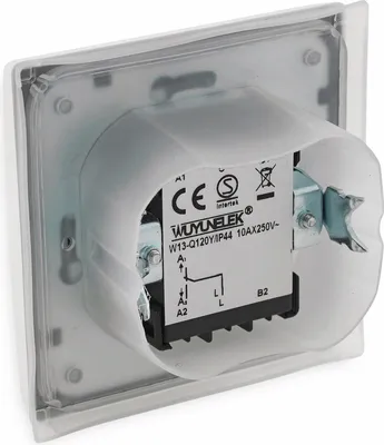 Obrázok produktu pre Prepínač DELPHI IP44 250V~/ 10A, vrátane rámu, zapustený, biely