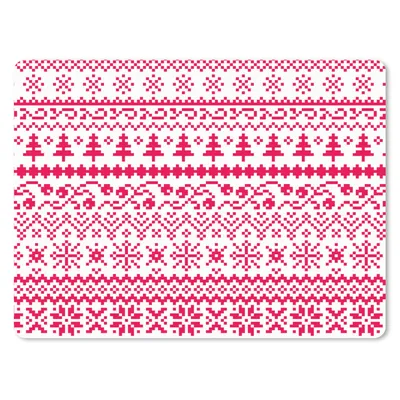 Produktbild von MuchoWow® Mauspad Mousepad Weihnachten - Muster - Baum 23x19 cm - Mousepads - Maus Mat - Pad - Mausunterlage - Schreibtischunterlage - Mauspad