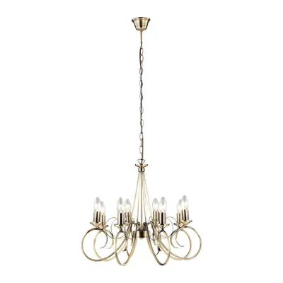 Produktbild von Globo Lighting Hängeleuchte Metall altmessing, 8x E14