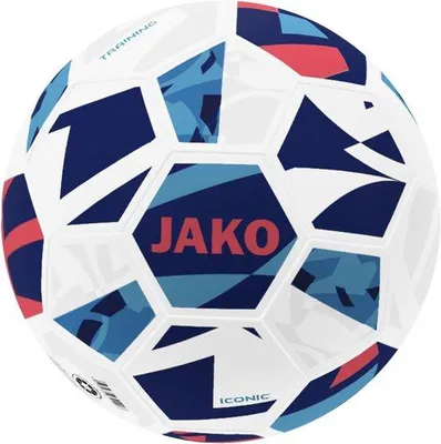Produktbild von Fußball-Training Ball Größe 5 - Weiß/Navy/Korallentraining & Wettbewerb