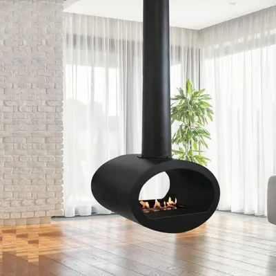 Obrázok produktu pre Tecno Air System -KOMÍN od steny po strop - Cervinia - čierna