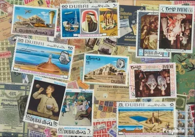 Produktbild von Briefmarken Dubai 10 verschiedene Marken