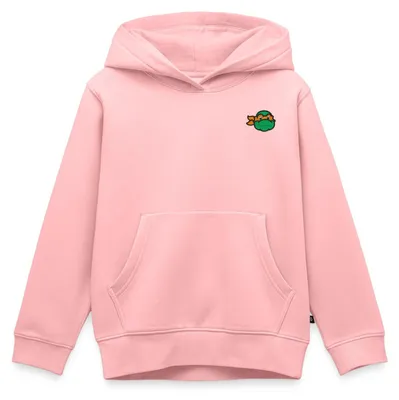 Produktbild von Spreadshirt TMNT Michelangelo Stick Kinder Premium Hoodie, 158/164 (12 Jahre), Rosa