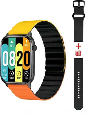 Obrázok produktu pre Kieslect Smart Calling Watch smartwatch Ks 1.78" Buntes AMOLED-Display 100 Sportmodi Quadratisch