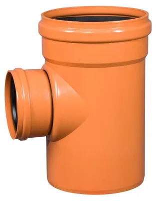 Produktbild von PVC-Abzweigrohr Osma KGEA 87°, DN 315 x 200, orange