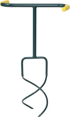Kompostbelüfter ergonomisch, grün, profilierte Zähne, 1,55 kg