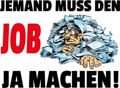 Produktbild von vianmo Holzschild 30x40 cm Jemand muss den Job ja machen