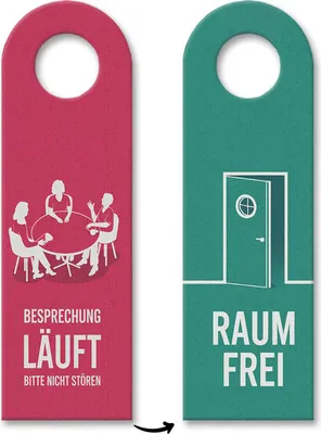 Produktbild von Bitte nicht stören - Besprechung läuft Türhänger
