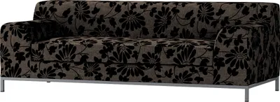 Produktbild von Dekoria Bezug für Kramfors 3-Sitzer Sofa, braun-schwarz, Sofahusse, Kramfors 3-Sitzer