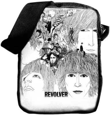 Zdjęcie produktu dla The Beatles Revolver Torba na skos Black