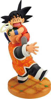 Imagen del producto de Figura de Dragon Ball: Son Goku y el abuelo Son Gohan, 16 cm