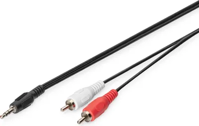 Image de Digitus DB-510300-025-S DIGITUS AudioAdapterkabel stereo 3.5mm 2.5m 2xRCA