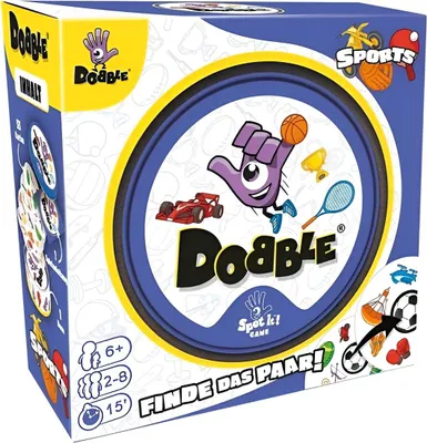 Produktbild von Zygomatic Familienspiel Reaktionsspiel Dobble Sports ZYGD0061