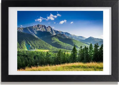 Produktbild von Bild 30x20 MDF-Rahmen, Wandkunst Der Hügel in dem Tatra