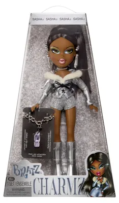 Zdjęcie produktu dla Bratz Charmz Doll- Sasha, Lalka modowa, Damski, 4 lat(a), Chłopak, dziewczyna, Wielobarwny