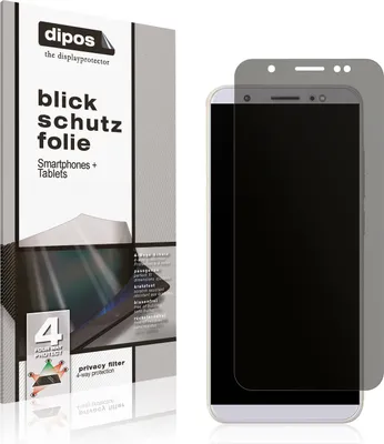Produktbild von Blickschutzfolie für Tecno Camon IN5 matt Schutzfolie Folie Display Schutz dipos
