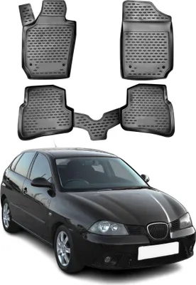 Productafbeelding van 2008-2017 Seat Ibiza vloermatten, TPE, zwart, 4-delig