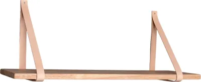 Produktbild von Wandregal >Forno< in Braun, Massivholz - 120x2x20cm (BxHxT)