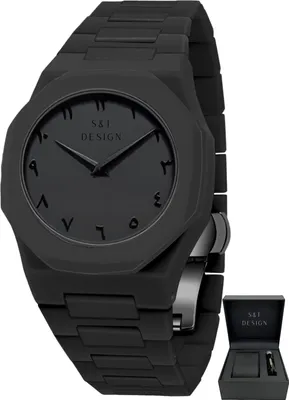 Produktbild von S&T Design Herrenuhr Armbanduhr Polycarbonat Arabische Zahlen Herren Uhr Quarzuhr Ultra Leicht