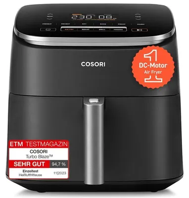 Produktbild von Cosori Airfryer, Turboblaze, 9-in-1 6L Heißluftfritteuse
