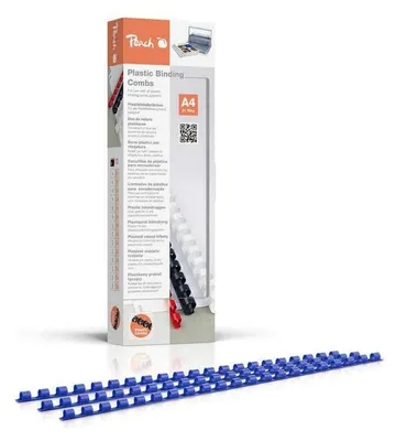 Immagine prodotto di Peach Binderücken blau A4 6mm 100er- Pack retail