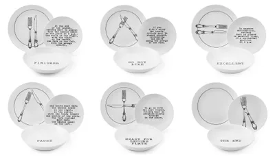 Image de Excelsa Set de vaisselle 18 pièces Galateo Porcelaine Blanc