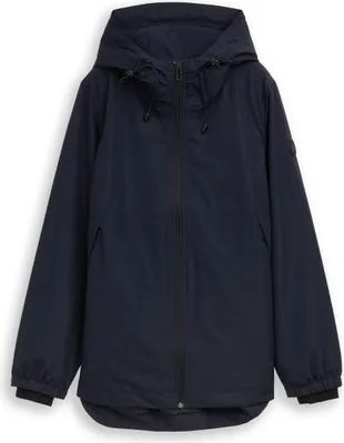 Produktbild von Tom Tailor leichte Übergangs-Funktionsjacke mit Kapuze, wasser- und schmutzabweisend