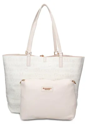 Image de Sac élégant en cuir vegan, modèle "Shopper", de la marque Gianmarco Venturi, sac polyvalent pour femme