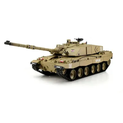 Produktbild von TORRO Panzer 1/16 RC CHALLENGER 2 sand camouflage - BB Airsoft+IR (Metallketten)