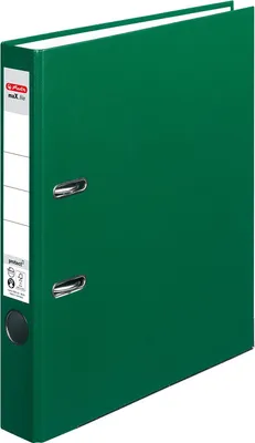 Produktbild von Herlitz Ordner maX.file protect 5450507 DIN A4 50mm PP grün