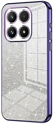 Produktbild von Glitzer Hülle für Xiaomi 17 - Phonesta Crystal Sparkle Silikon Back Cover - Lila