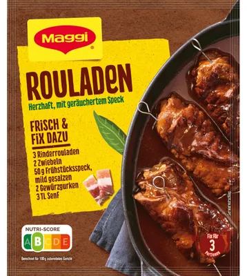 Image de Maggi Fix pour Roulades savoureuses au lard fumé 33g