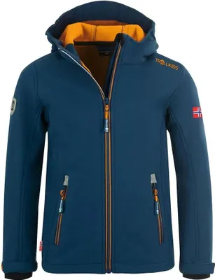 Produktbild von Trollkids Trollfjord Softshelljacke Blau 122 cm Kinder Blau 122 cm