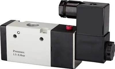 Produktbild von Riegler 3/2-Wegeventil elektropn., monostabil, NC, G 1/8, 24VDC, 500l/min