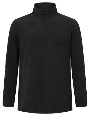 Produktbild von Promodoro - "Troyer" Fleece-Oberteil recyceltes Material für Herren LT2798 (S) (Schwarz)