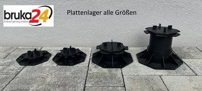 Produktbild von Höhenverstellbare Plattenlager S: 15 - 30 mm PRO FIXX Terrassenlager Stelzlager für Keramik-, Beton -, Steinplatten