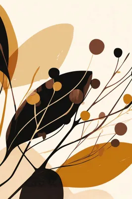Produktbild von Plakat 61x91,5cm Herbstsilhouetten