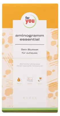 Produktbild von for you aminogramm essential - Bluttest für zuhause