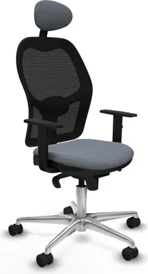 Obrázek produktu pro Kancelářská židle s opěrkou hlavy Jorquera Piqueras y Crespo 1D086N1 Grey
