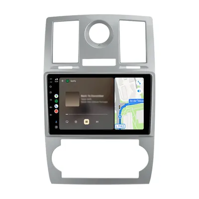 Immagine prodotto di Autoradio per Chrysler 300C 2004-2007 con CarPlay, Android Auto, sistema multimediale per auto, radio, navigatore GPS Android, Wi-Fi, Bluetooth, DAB+RDS, SWC, schermo da 9 pollici, 2+64 GB